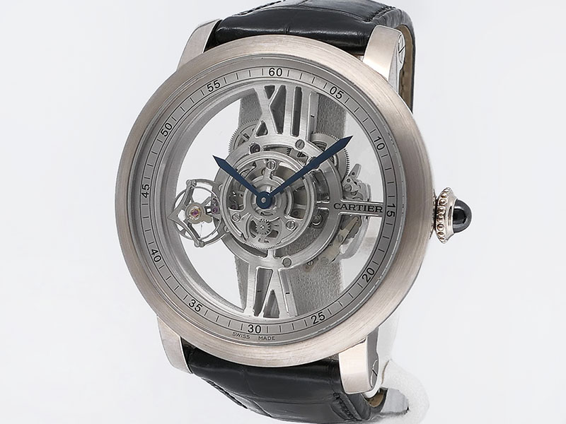 Cartier Rotonde De Cartier Astrotourbillon Skeleton W1556250 18k