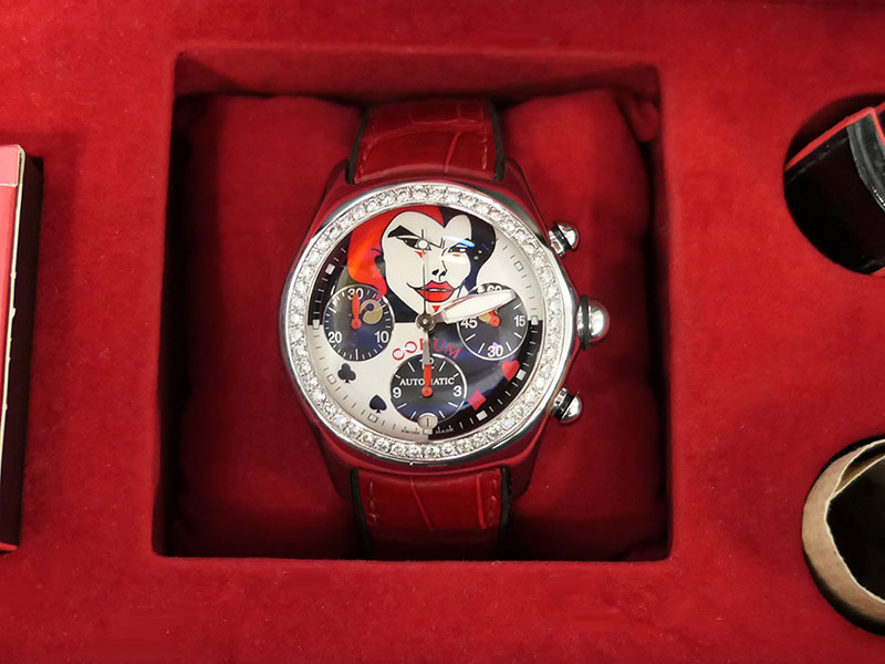 Corum Bubble Joker Chronograph 285.240.20 Diamond Set LTD 45mm
