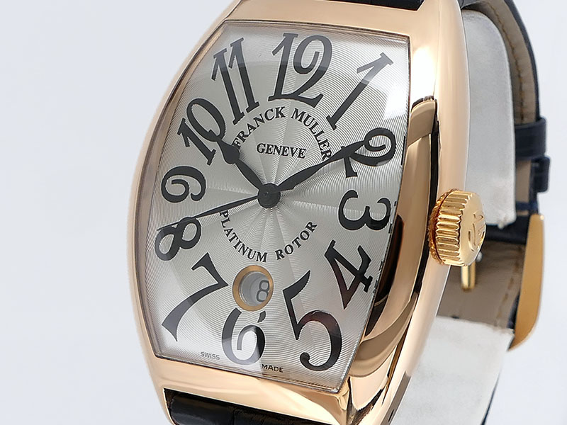 ★ FRANCK MULLER PLATINUM ROTOR Used. Franck Muller Cintree Curvex Platinum Rotor 8880 SC DT 18k