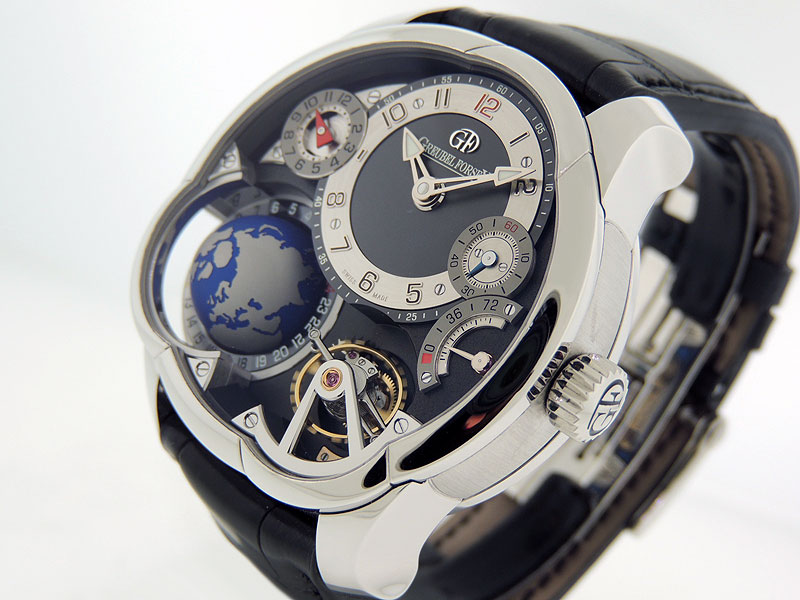 Details Zu Greubel Forsey Gmt Globus Gf05 Tourbillon Platin Ltd 435mm Lnib
